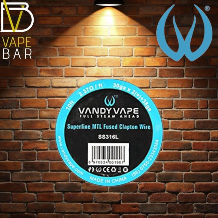 Superfine MTL Fused Clapton SS316 30GAx2+38GA – Vandy Vape