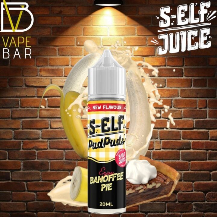 S-Elf Juice Pud Puds Banofee Pie Flavour Shot 20-60ml-Photoroom