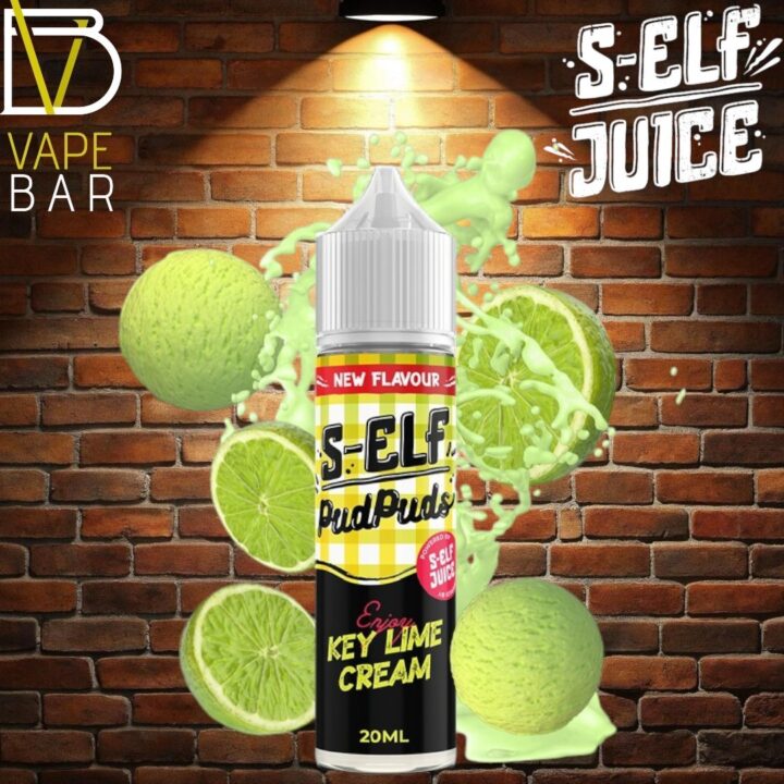 S-Elf Juice Pud Puds Keylime Cream Flavour Shot 20-60ml-Photoroom