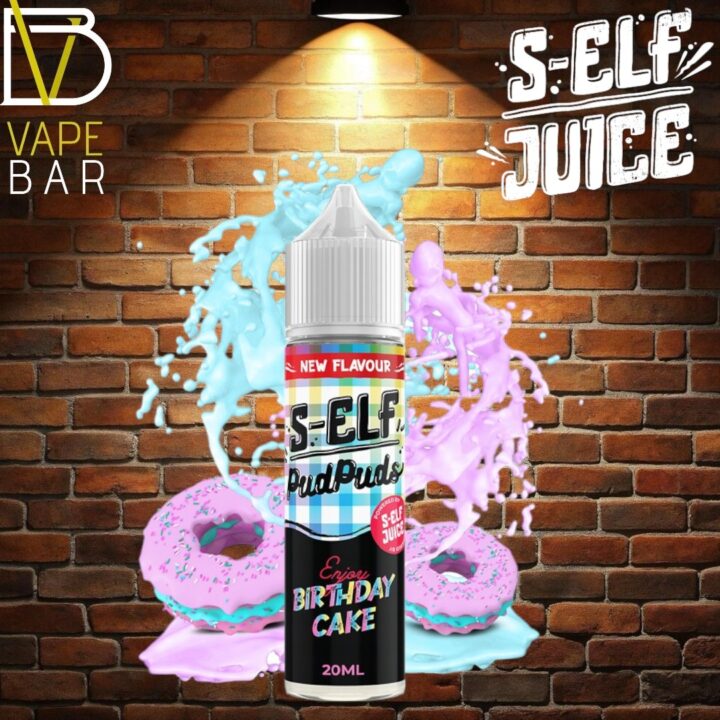 S-Elf Juice Pud Puds Birthday Cake Flavour Shot